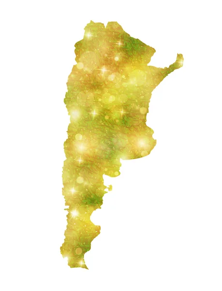 Mapa del país Argentina — Archivo Imágenes Vectoriales